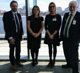 SSPC visit 7 companies in 4 states in 3 days after SFI St. Patrick’s Day Science Medal event