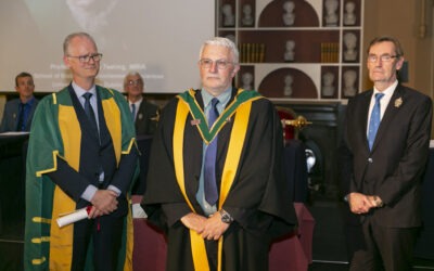 Prof. Mike Zaworotko formally admitted to the Royal Irish Academy