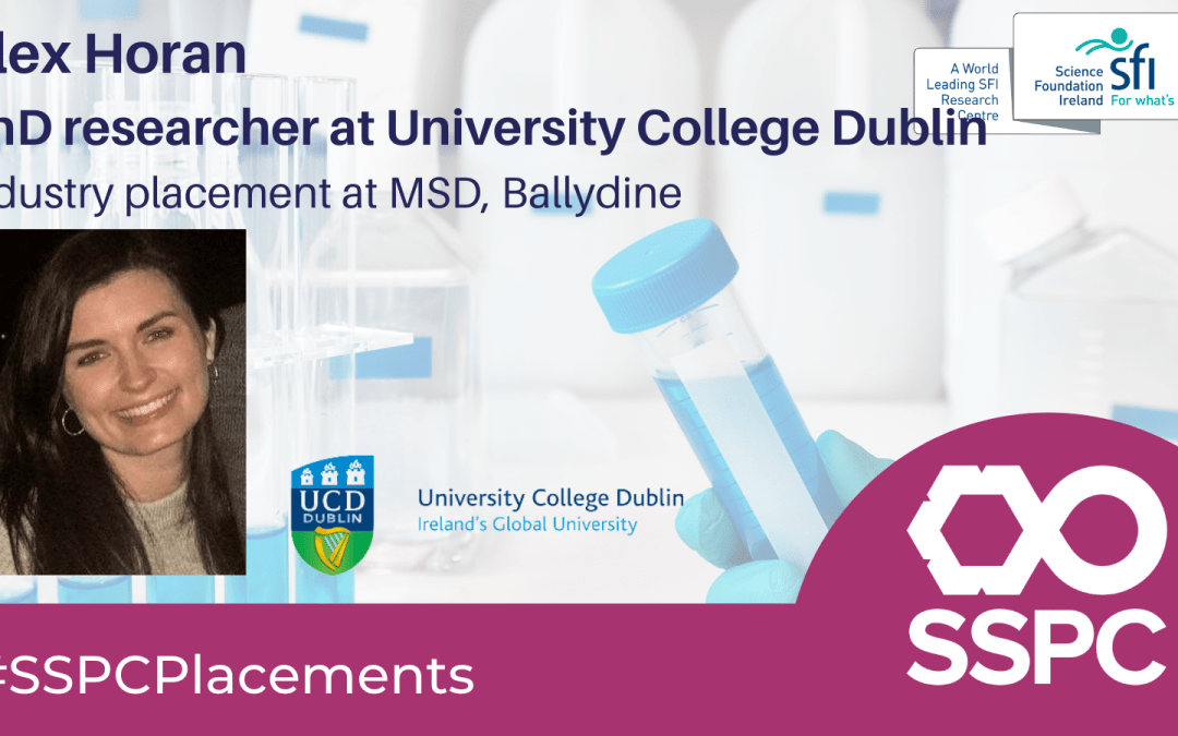 SSPC’s Alex Horan, UCD, industry placement at MSD Ballydine