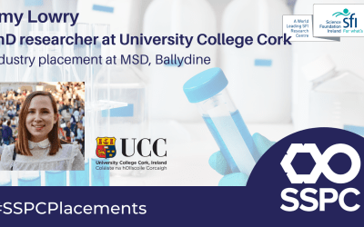 SSPC’s Amy Lowry, UCC, industry placement at MSD Ballydine