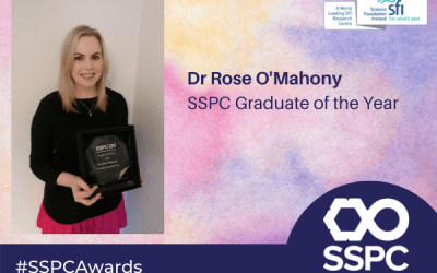 Dr Rose O’Mahony SSPC Graduate of the Year