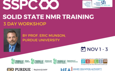 3-day workshop on basic understanding of NMR spectroscopy with Prof. Eric Munson