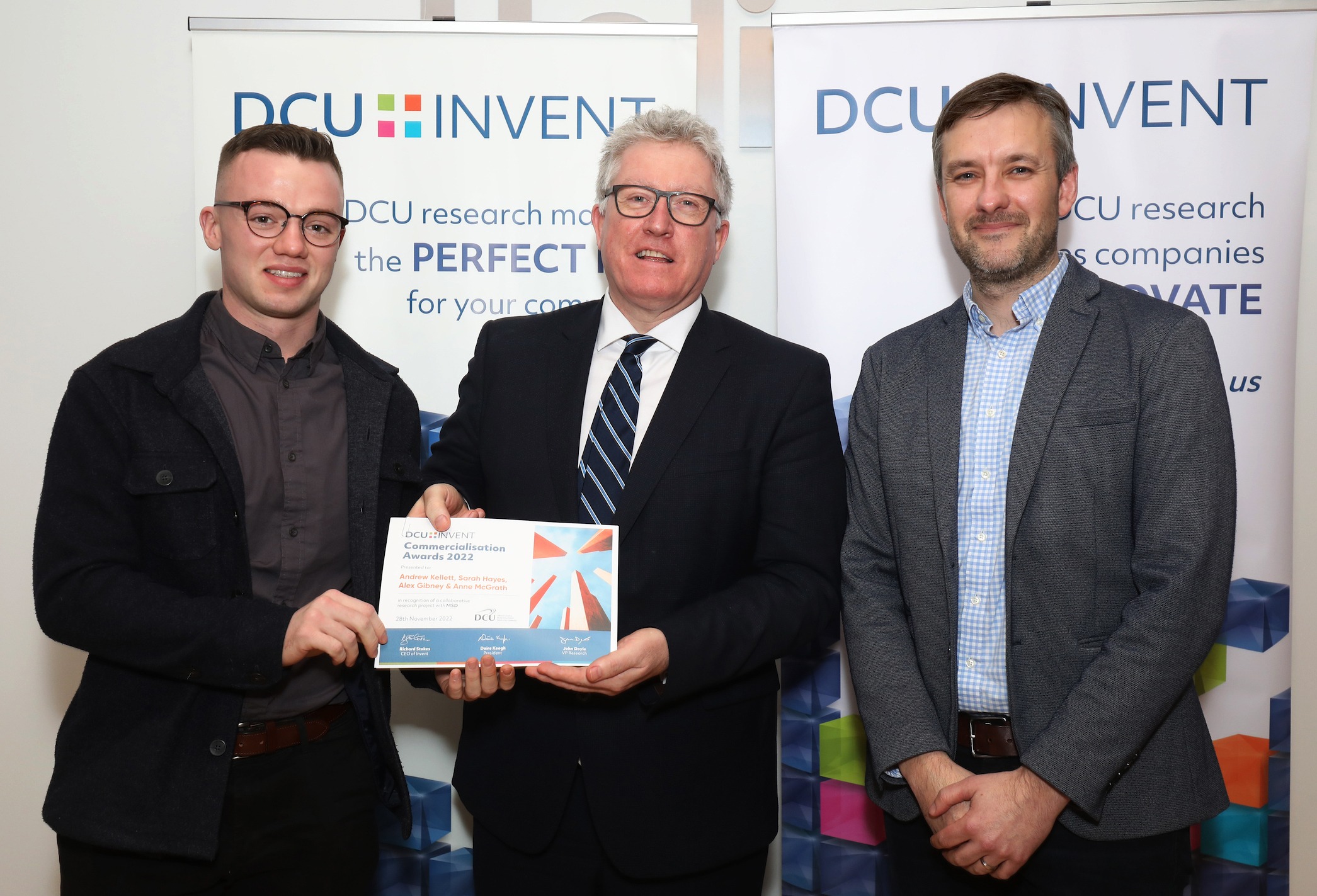 Winners of the DCU Invent Commercialisation Award
