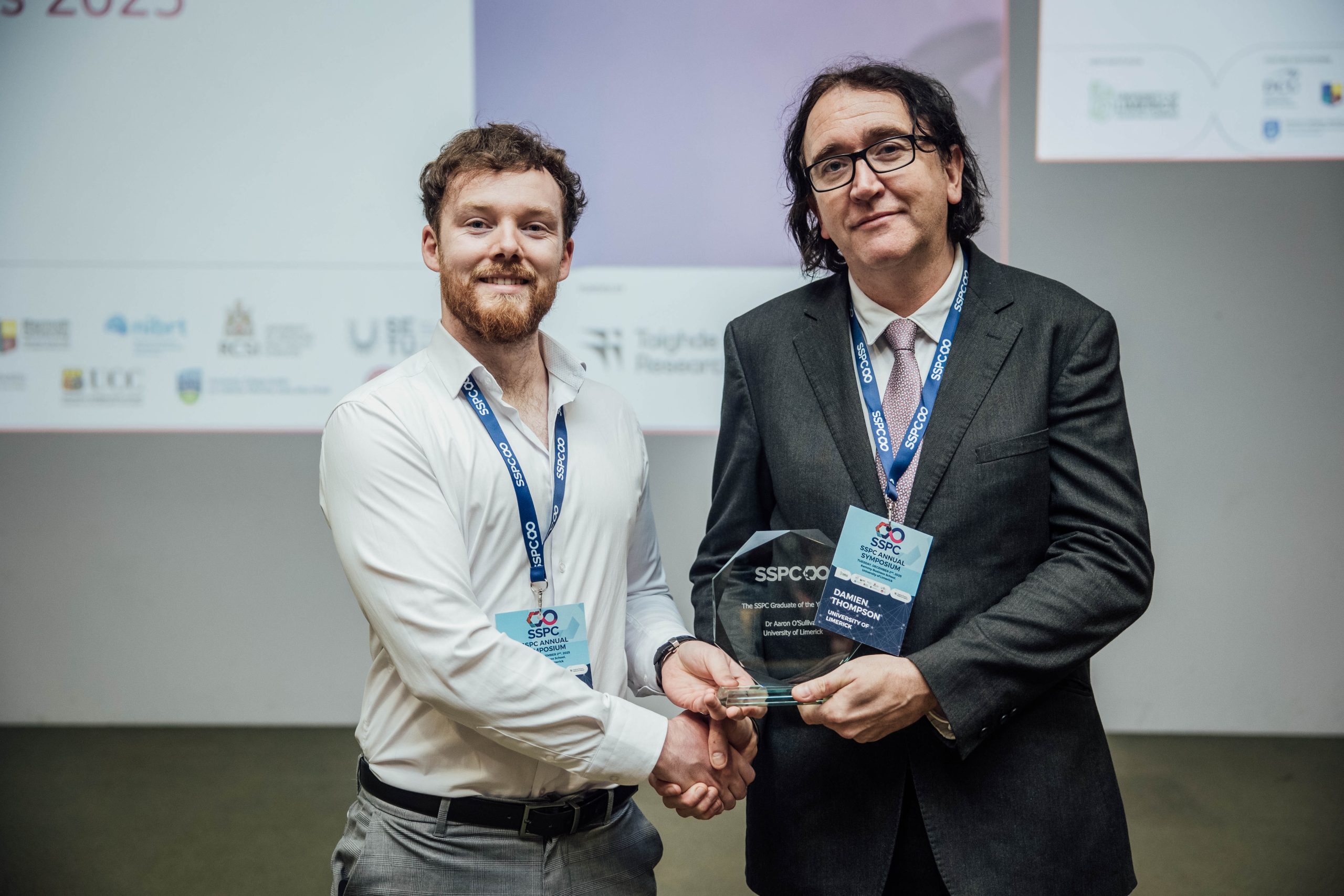 SSPC Graduate of the Year Dr Aaron O’Sullivan
