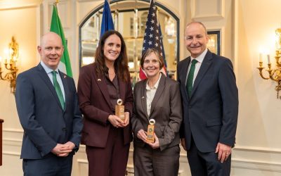 Taoiseach Micheál Martin awards 2026 Research Ireland  St Patrick’s Day Medal to two global pharmaceutical research leaders